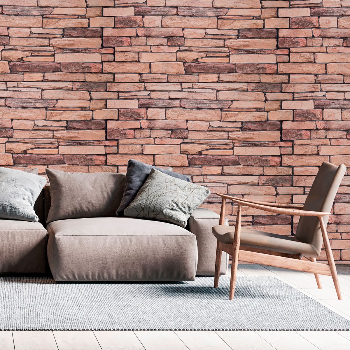 Панель ПВХ ГРЕЙС 980*498 10шт/уп Сланец Натуральный. Цена указана за 4,9 м²