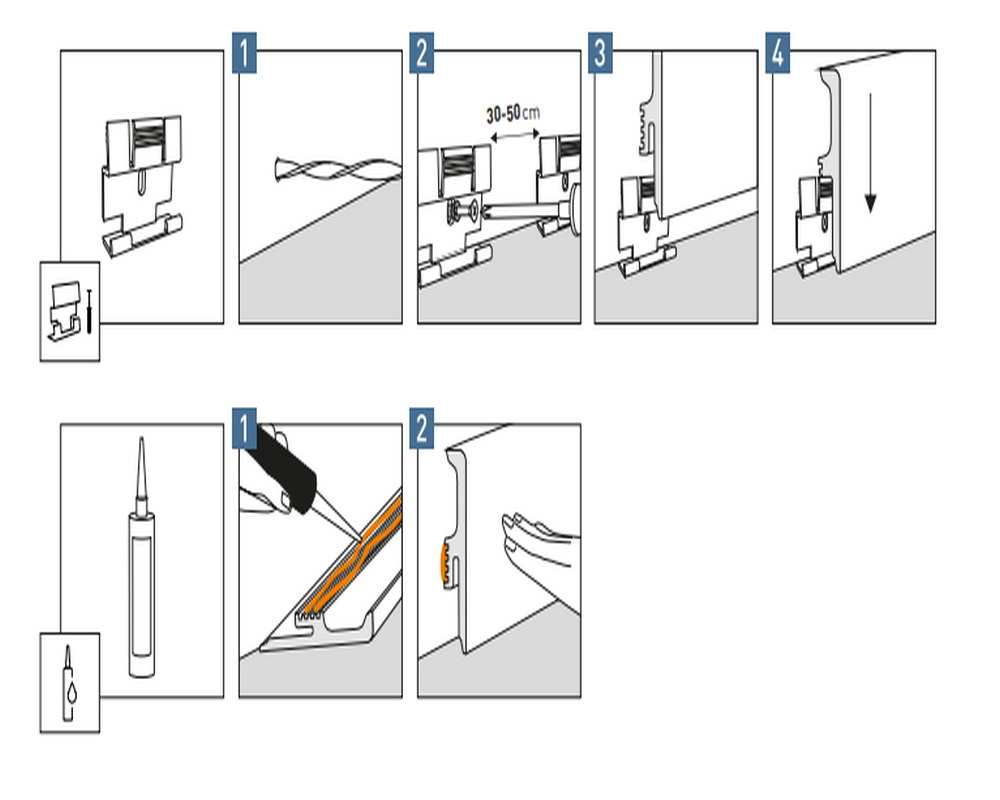 Плинтус Arbiton VIGO60 191  Дуб кинесава 2,2 м