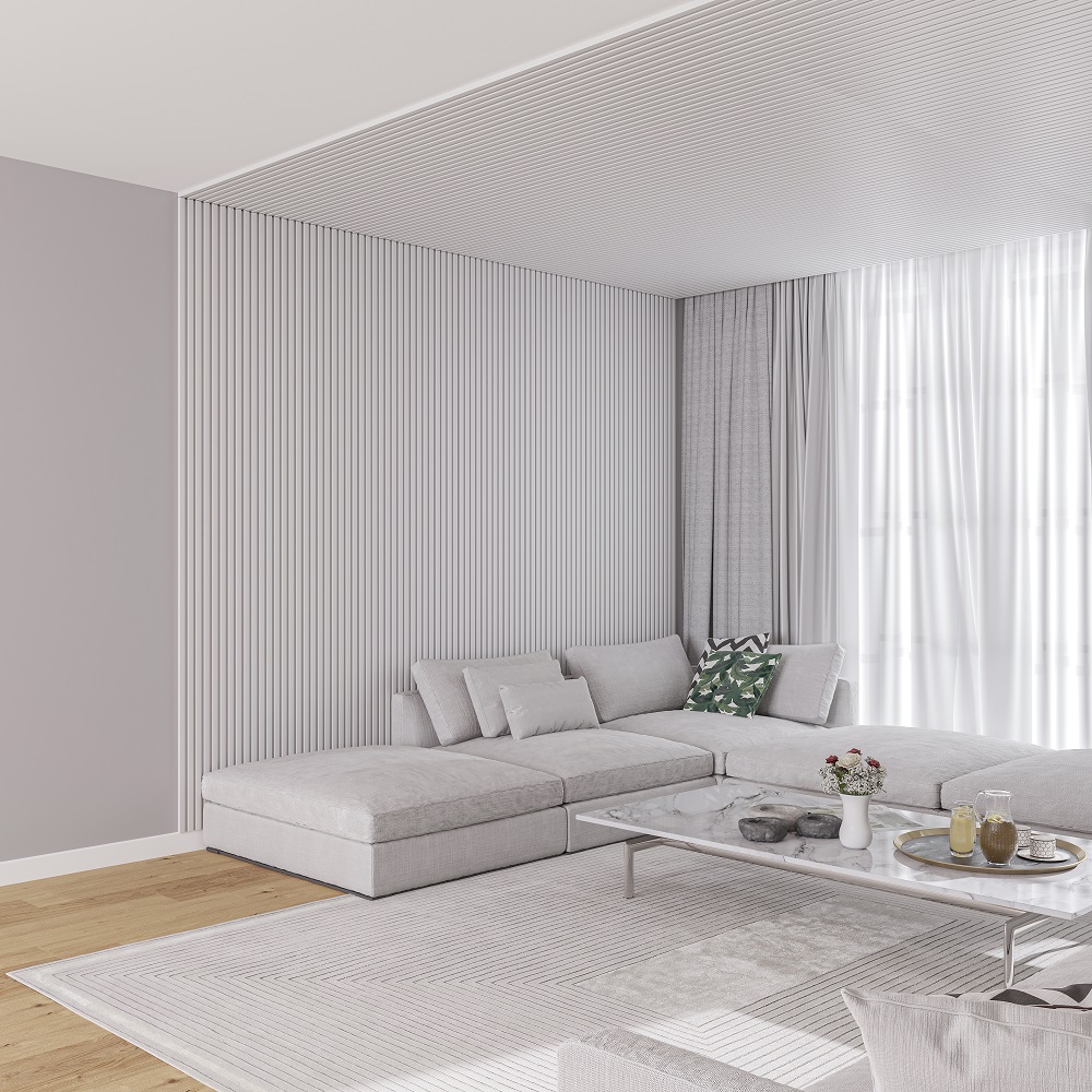 Панель МДФ 3D Лайн Модерн 165*2750мм. L01 Береза белая