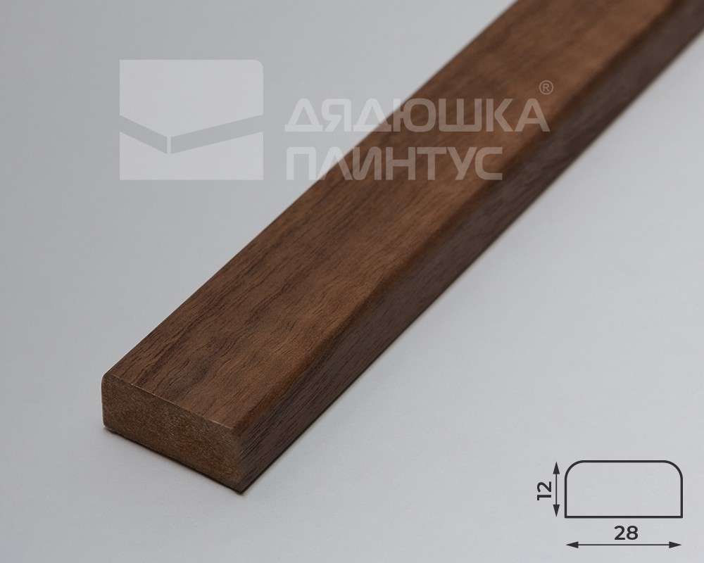 Профиль МДФ ACUPAN PSF 61.08.25401.92 12х25х2760 мм Орех светлый