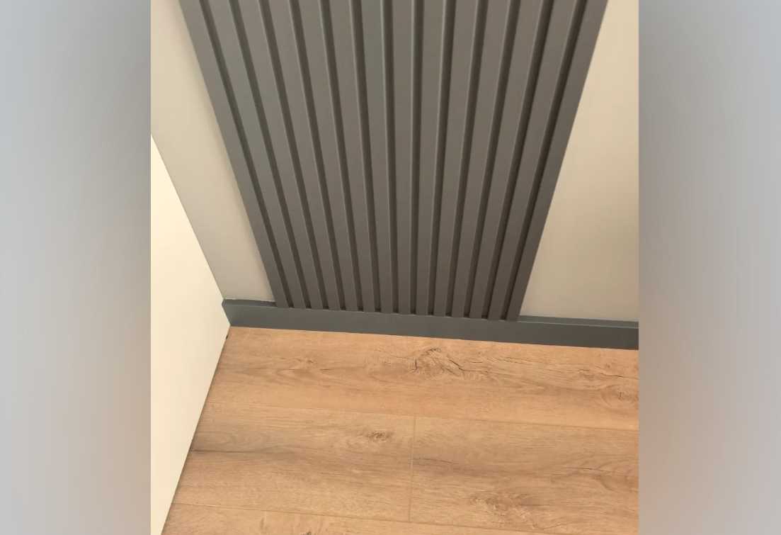 Плинтус МДФ Лука Пл 100-1МДФ.2700.Point line 24013 Дуб серый