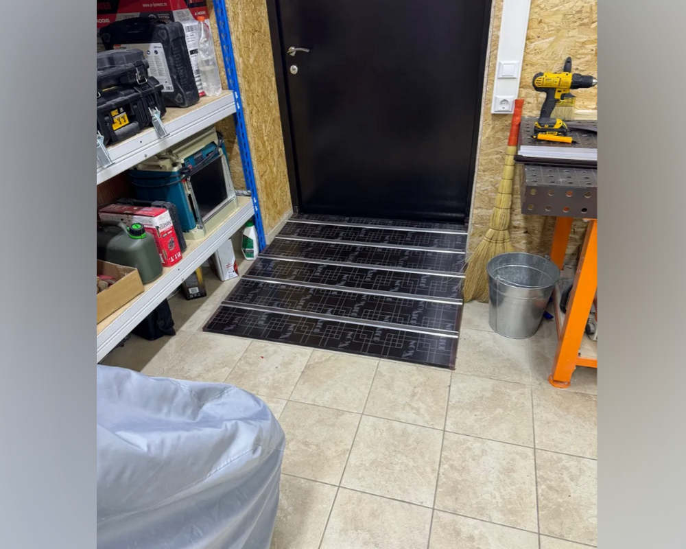 Порог одноуровневый ПС 08.900.04л Бронза анод