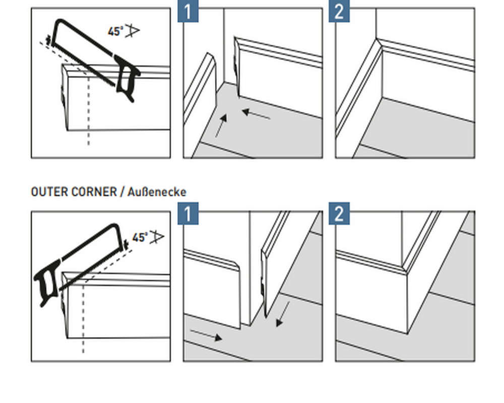 Плинтус Arbiton VIGO60 191  Дуб кинесава 2,2 м