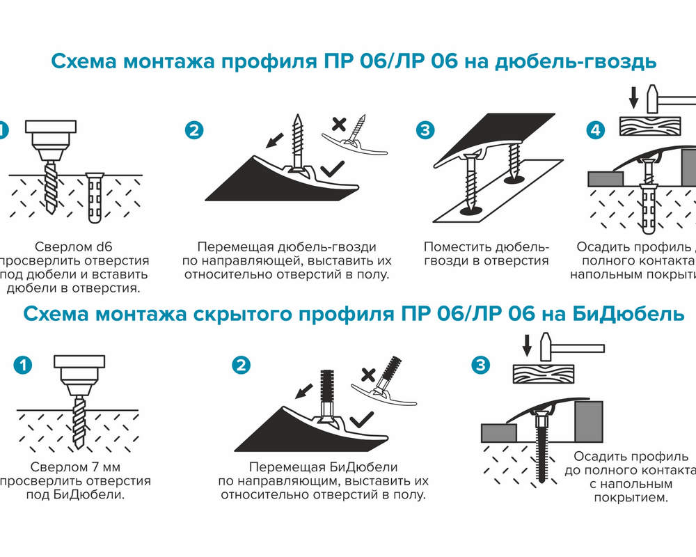 Порог разноуровневый ЛР 06.2700.24040 Дуб кантри белый
